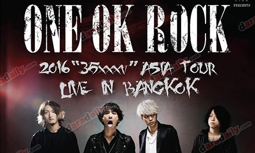 ONE OK ROCK 2016 “35xxxv” ASIA TOUR Live in Bangkok
