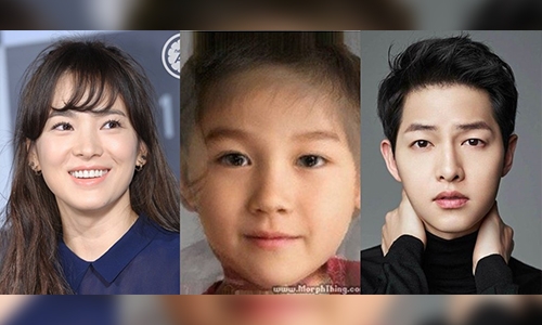 หน้าของลูก Song Joong Ki และ Song Hye Kyo ในอนาคต