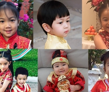 ตี๋-หมวยรุ่นเล็กน่ารักมาก! ส่องภาพเหล่าลูกดาราแต่งชุดจีนต้อนรับเทศกาลตรุษจีน 2017 