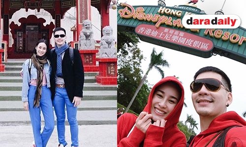 "นิว" ควง "นาว" ขอพรเรื่องธุรกิจที่ฮ่องกง