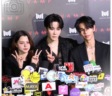 งานแถลงข่าวเปิดตัว First Original Series "V A M P" พบ ไมค์-พิรัชต์, เจฟ-ซาเตอร์ และ เบ็คกี้-รีเบคก้า