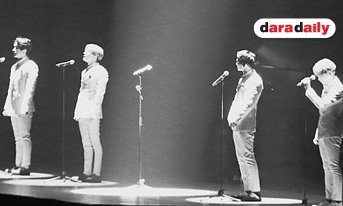 SHINee ร่วมไว้อาลัย Jonghyun บนเวทีคอนเสิร์ต