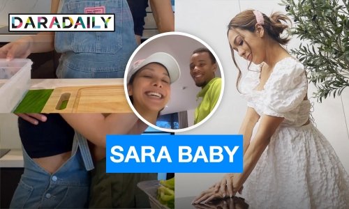 “ซาร่า โฮเลอร์” เคลื่อนไหว!! โชว์ท้องป่องครั้งแรก