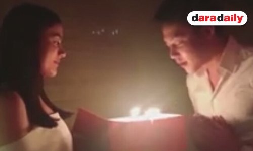 โมเมนต์มาแล้ว "คิมมี่" เซอร์ไพรส์ "หมาก" หวาน! คนโสดตาย 