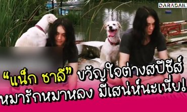 “แน็ก ชาลี” ขวัญใจต่างสปีชีส์ หมารักหมาหลง มีเสน่ห์นะเนี่ย!!