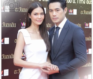 “ยุ้ย-น้ำตาล-โอม-ฟิล์ม” นำทีมนักแสดงบวงสรวงละครเรื่อง “ตะวันตกดิน”