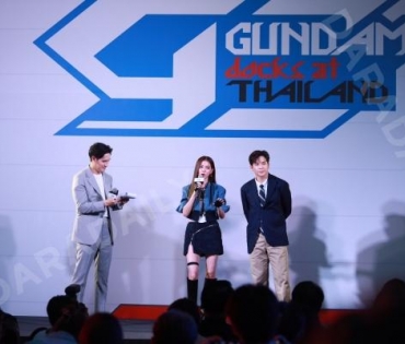 งาน "GUNDAM Docks at THAILAND" นำทัพความสนุกโดย 2 นักแสดงคู่ซี้ "มาร์ช-จุฑาวุฒิ, ใบเฟิร์น-พิมพ์ชนก"