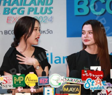 พิธีเปิดงาน THAILAND LOCAL BCG PLUS EXPO 2024 พบกับ สองนักแสดง ฟรีน-สโรชา และ เบ็คกี้-รีเบคก้า 