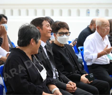 พิธีสวดพระอภิธรรม "ฉลอง ภักดีวิจิตร" สถานที่ ณ วัดมกุฎกษัตริยารามราชวรวิหาร