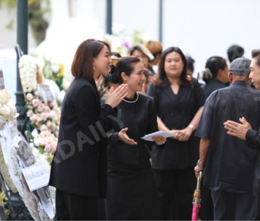 พิธีสวดพระอภิธรรม "ฉลอง ภักดีวิจิตร" สถานที่ ณ วัดมกุฎกษัตริยารามราชวรวิหาร