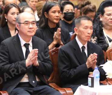 พิธีสวดพระอภิธรรม "ฉลอง ภักดีวิจิตร" สถานที่ ณ วัดมกุฎกษัตริยารามราชวรวิหาร