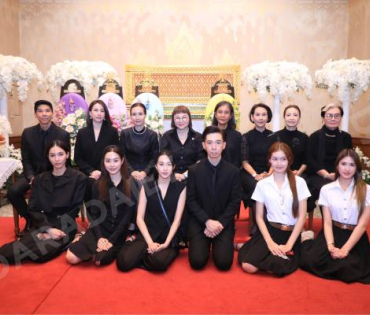 พิธีสวดพระอภิธรรม "ฉลอง ภักดีวิจิตร" สถานที่ ณ วัดมกุฎกษัตริยารามราชวรวิหาร