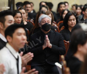 พิธีสวดพระอภิธรรม "ฉลอง ภักดีวิจิตร" ณ วัดมกุฎกษัตริยารามราชวรวิหาร