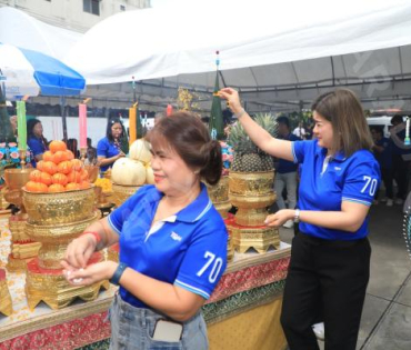 บริษัท ทีคิวเอ็ม อัลฟา จำกัด (มหาชน) จัดพิธีทำบุญในโอกาสครบวาระ 71  ปี ก้าวสู่ปีที่ 72