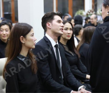 บรรยากาศงาน สวดพระอภิธรรม “อ๋อม อรรคพันธ์” คืนที่ 4