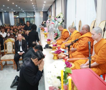 พิธีสวดอภิธรรมศพ นายบุญชื่น บุญเกิดรัมย์ (แดน บุรีรัมย์) ณ วัดไร่ขิง