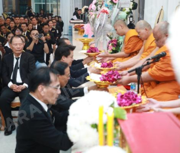 พิธีสวดอภิธรรมศพ นายบุญชื่น บุญเกิดรัมย์ (แดน บุรีรัมย์) ณ วัดไร่ขิง