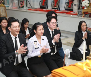 พิธีสวดอภิธรรมศพ นายบุญชื่น บุญเกิดรัมย์ (แดน บุรีรัมย์) ณ วัดไร่ขิง