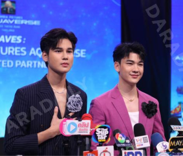 งานแถลงข่าวลงนาม ช่อง 7HD กับ โคลัมเบีย พิคเจอร์สอควาเวิร์ส พบ "มิกค์ ทองระย้า,พิ้งพลอย"