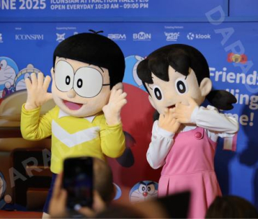 งานแถลงข่าว DORAEMON & FRIENDS พบ “ชมพู่-อารยา” และ “แอบิเกล”