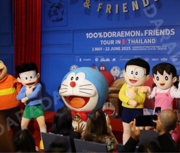 งานแถลงข่าว DORAEMON & FRIENDS พบ “ชมพู่-อารยา” และ “แอบิเกล”