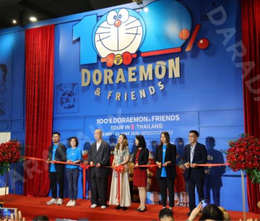 งานแถลงข่าว DORAEMON & FRIENDS พบ “ชมพู่-อารยา” และ “แอบิเกล”