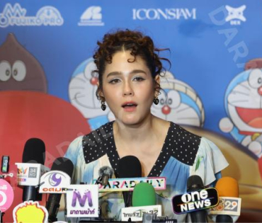งานแถลงข่าว DORAEMON & FRIENDS พบ “ชมพู่-อารยา” และ “แอบิเกล”