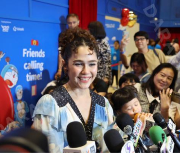 งานแถลงข่าว DORAEMON & FRIENDS พบ “ชมพู่-อารยา” และ “แอบิเกล”