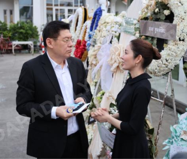 พิธีสวดอภิธรรม คุณแม่ เพ็กแฮ สันตินธรกุล