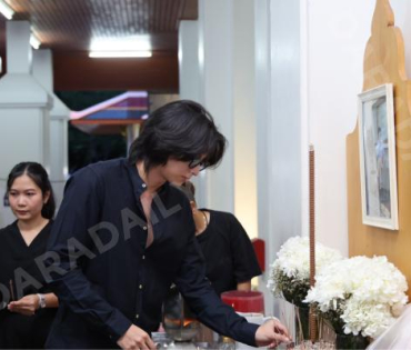 พิธีสวดอภิธรรม "คุณแม่งามทิพย์ ฉัตรบริรักษ์" คืนที่สาม