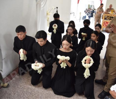 พิธีฌาปนกิจ คุณแม่เพ็กแฮม สันตินธรกุล (คุณแม่นนกุล)