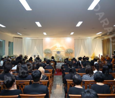 พิธีสวดอภิธรรม "คุณแม่งามทิพย์ ฉัตรบริรักษ์" คืนที่ห้า