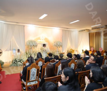 พิธีสวดอภิธรรม "คุณแม่งามทิพย์ ฉัตรบริรักษ์" คืนที่ห้า