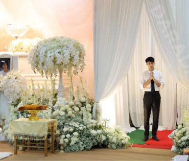 พิธีสวดอภิธรรม "คุณแม่งามทิพย์ ฉัตรบริรักษ์" คืนที่ห้า