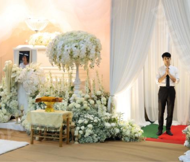 พิธีสวดอภิธรรม "คุณแม่งามทิพย์ ฉัตรบริรักษ์" คืนที่ห้า