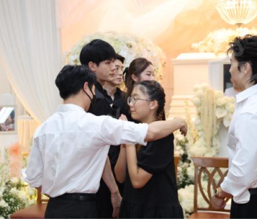 พิธีสวดอภิธรรม "คุณแม่งามทิพย์ ฉัตรบริรักษ์" คืนที่ห้า