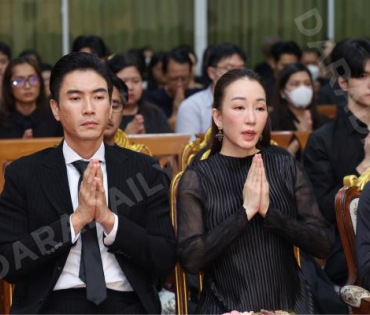 พิธีสวดอภิธรรม "คุณแม่งามทิพย์ ฉัตรบริรักษ์" คืนที่หก