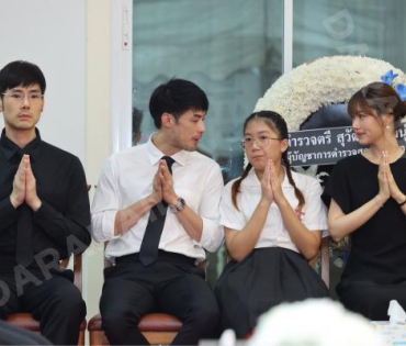 พิธีสวดอภิธรรม "คุณแม่งามทิพย์ ฉัตรบริรักษ์" คืนที่หก