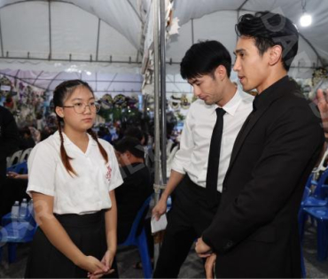พิธีสวดอภิธรรม "คุณแม่งามทิพย์ ฉัตรบริรักษ์" คืนที่หก