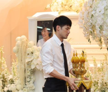 พิธีสวดอภิธรรม "คุณแม่งามทิพย์ ฉัตรบริรักษ์" คืนที่เจ็ด