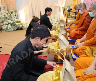 พิธีสวดอภิธรรม "คุณแม่งามทิพย์ ฉัตรบริรักษ์" คืนที่เจ็ด
