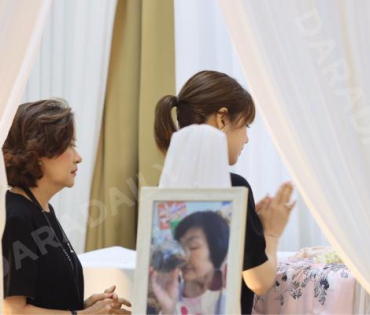 พิธีสวดอภิธรรม "คุณแม่งามทิพย์ ฉัตรบริรักษ์" คืนที่เจ็ด