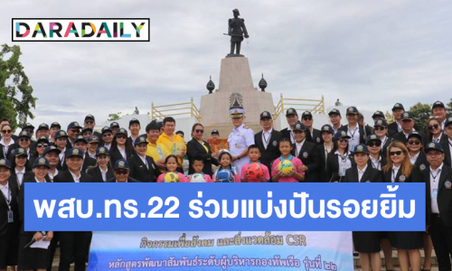 พสบ.ทร.22 ร่วมแบ่งปันรอยยิ้ม จัดกิจกรรม CSR มอบความสุขให้น้องๆ โรงเรียนอนุบาลพระสมุทรเจดีย์ จังหวัดสมุทรปราการ