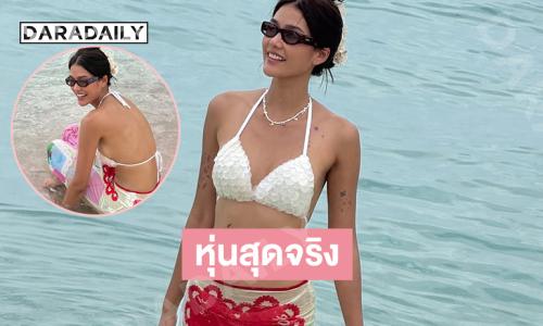 ซุปตาร์นางงามเสิร์ฟชุดว่ายน้ำสวยจึ้ง ทะเลสดใสมาก