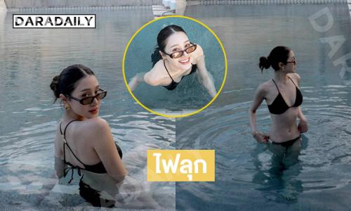 ไฟลุก…นางเอกดังเสิร์ฟทูพีชสวยจึ้งขาวเนียนมาก