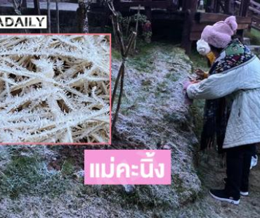 ใต้น้ำท่วมแต่ทางเหนืออาการหนาวเกิด “แม่คะนิ้ง” บนยอดดอยอินทนนท์เป็นวันที่ 5 ของฤดูหนาว 