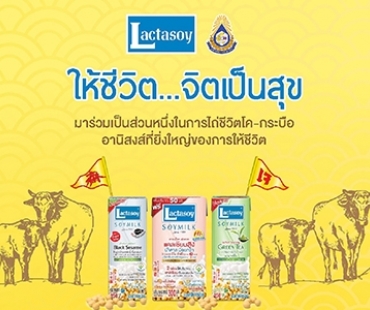 “แลคตาซอย” ชวนเสริมพลังบุญเทศกาลเจกับเครื่องดื่ม 3 รสชาติ